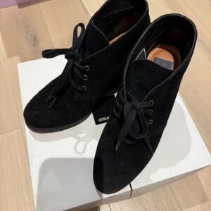 Dolce Vita Black Suede Heeled Boots